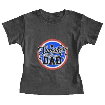 Discover Superhero Dad Red Baby Tees