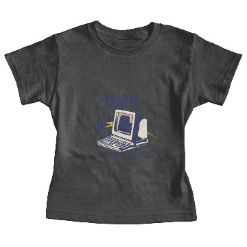 Discover 1984 40th Birthday Vintage Computer Baby Tees