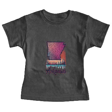 Discover ARKANSAS REFLECTIVE LAKEVIEW Baby Tees