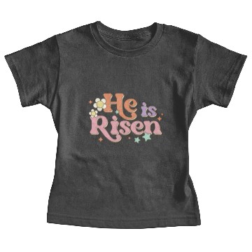 Discover Retro Easter He is risen Baby Tees