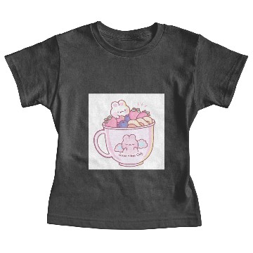 Discover Bunny cereal bowl Baby Tees