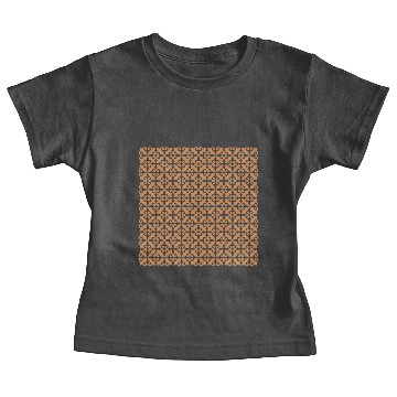 Discover SIMPLE BROWN ORNAMENTAL PATTERN Baby Tees