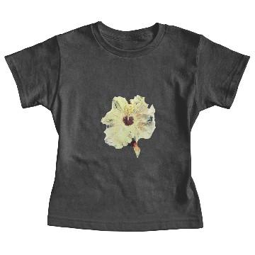 Discover Yellow Flower, Primitive, Folk, Minimalist Art Baby Tees