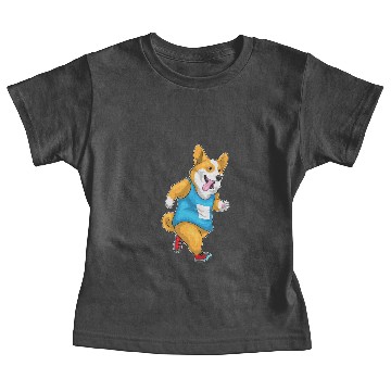 Discover Corgi Runner Running Sports Baby Tees