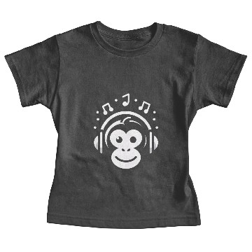 Discover Joyful Monkey Tune Baby Tees