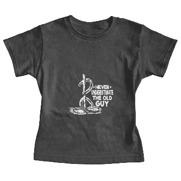Discover Old Guy Horseshoe Pitching Baby Tees