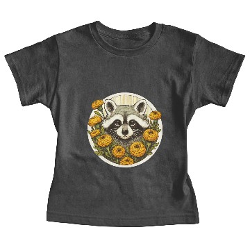 Discover Marigold Raccoon Baby Tees