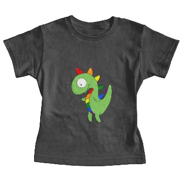 Discover Rainbow dinosaur Baby Tees