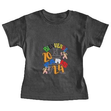 Discover Bienvenue Paris 2024 Baby Tees
