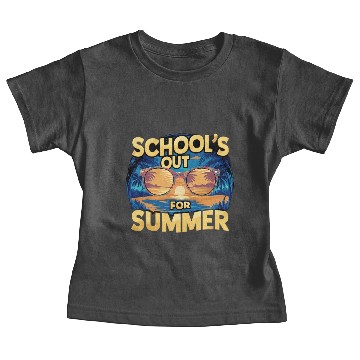 Discover School's Out For Summer for a Beach Lover Baby Tees