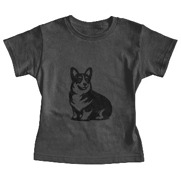 Discover Corgi Simple Dog Vector path69 Baby Tees