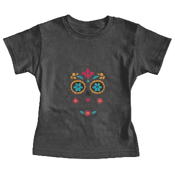 Discover dia de los muertos logo Baby Tees