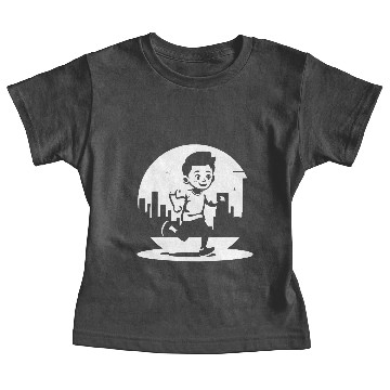 Discover Running Boy Baby Tees
