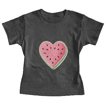 Discover a heart shaped watermelon Baby Tees