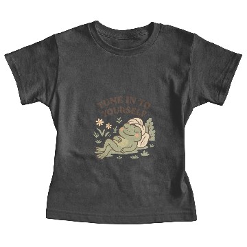 Discover Frog said tune in to yourself Baby Tees