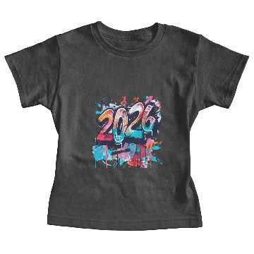 Discover Vibrant 2026 Graffiti Style Design Baby Tees