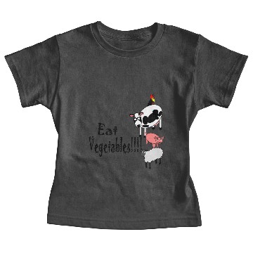 Discover Eat Vegetables Baby Tees