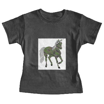 Discover Camouflage Unicorn Baby Tees
