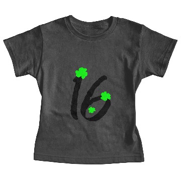 Discover Numbers 16 shamrock Baby Tees