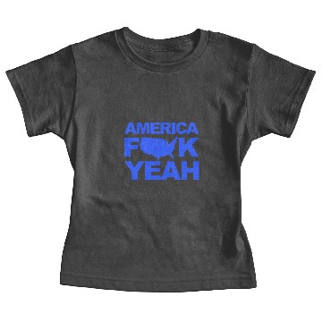 Discover America F YEAH Baby Tees