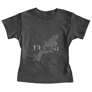 Discover Dubai Map Baby Tees