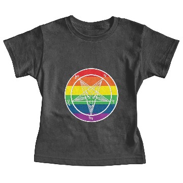 Discover Baphomet Rainbow pride Baby Tees