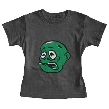Discover zombie funny comic suit head Baby Tees
