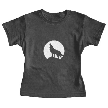 Discover howling wolf Baby Tees
