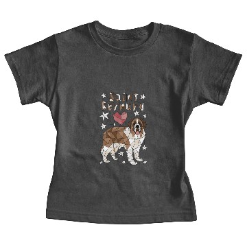 Discover Geometric Saint Bernard Baby Tees