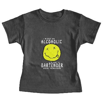 Discover Bartender doing homework - I'm not an alcoholic Baby Tees