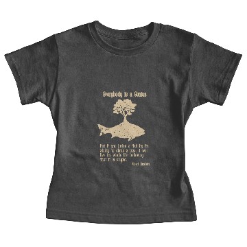 Discover Genius - Everybody is a genius Albert Einstein Baby Tees
