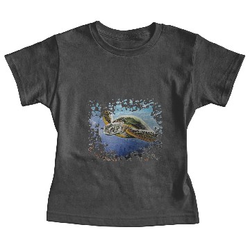 Discover Sea turtle painting d Baby Tees