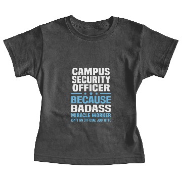 Discover Campus Security Officer Baby Tees