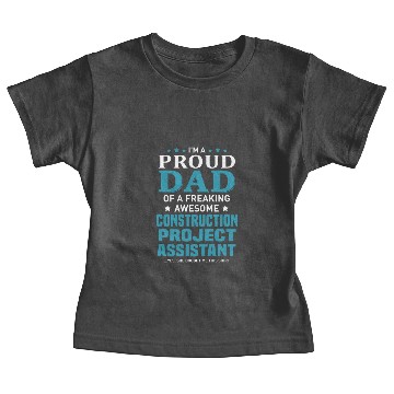 Discover Construction Project Assistant Baby Tees