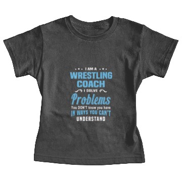 Discover Wrestling Coach Baby Tees