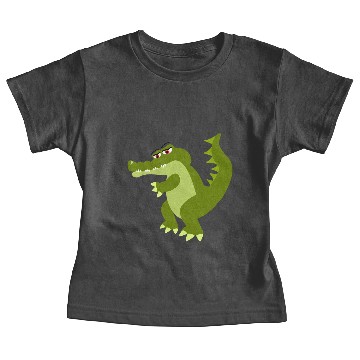 Discover Sad Crocodile Cartoon Baby Tees