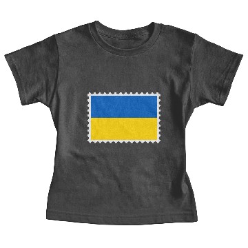 Discover Ukraine flag stamp Baby Tees