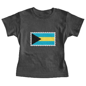 Discover Bahamas flag stamp Baby Tees