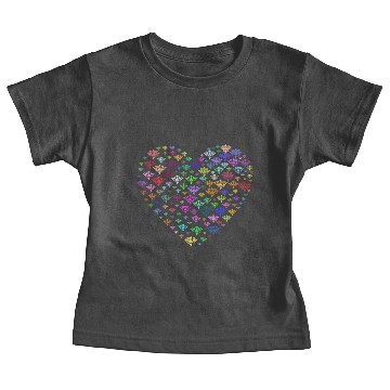 Discover Prismatic Damask Heart No Background Baby Tees