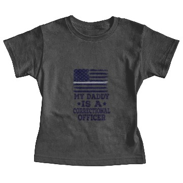 Discover Correctional Officer Daddy Baby Tees