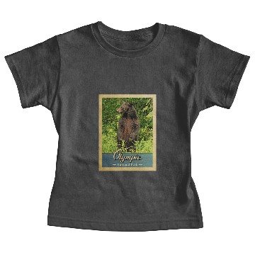 Discover Olympic National Park Vintage Bear Baby Tees
