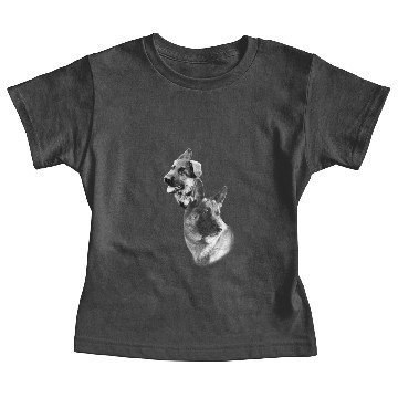 Discover German Shepherd Charcoal 2 Baby Tees