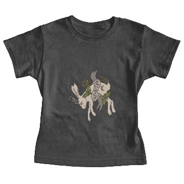Discover Believe - Jackalope & Luna Moth Art Baby Tees