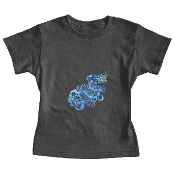 Discover Large Blue Dragon Baby Tees