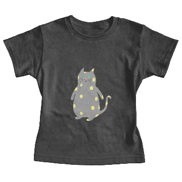 Discover Cute grey Spotted Cat Baby Tees