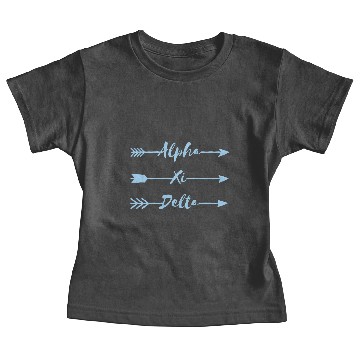 Discover Alpha Xi Delta Arrow Sweat Baby Tees