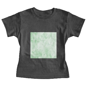 Discover Light Green Shell Pattern Polo Baby Tees
