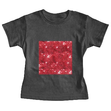 Discover Faux Red Sequin Image  Background Baby Tees