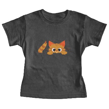 Discover Cat Pocket Topper Baby Tees