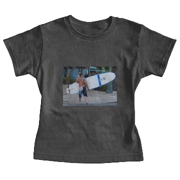 Discover Waikiki Surfer Baby Tees